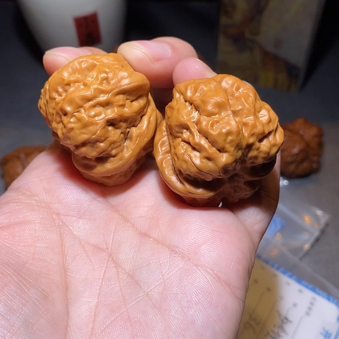 把件文玩核桃全品无修35 36尺怀柔蛤蟆头