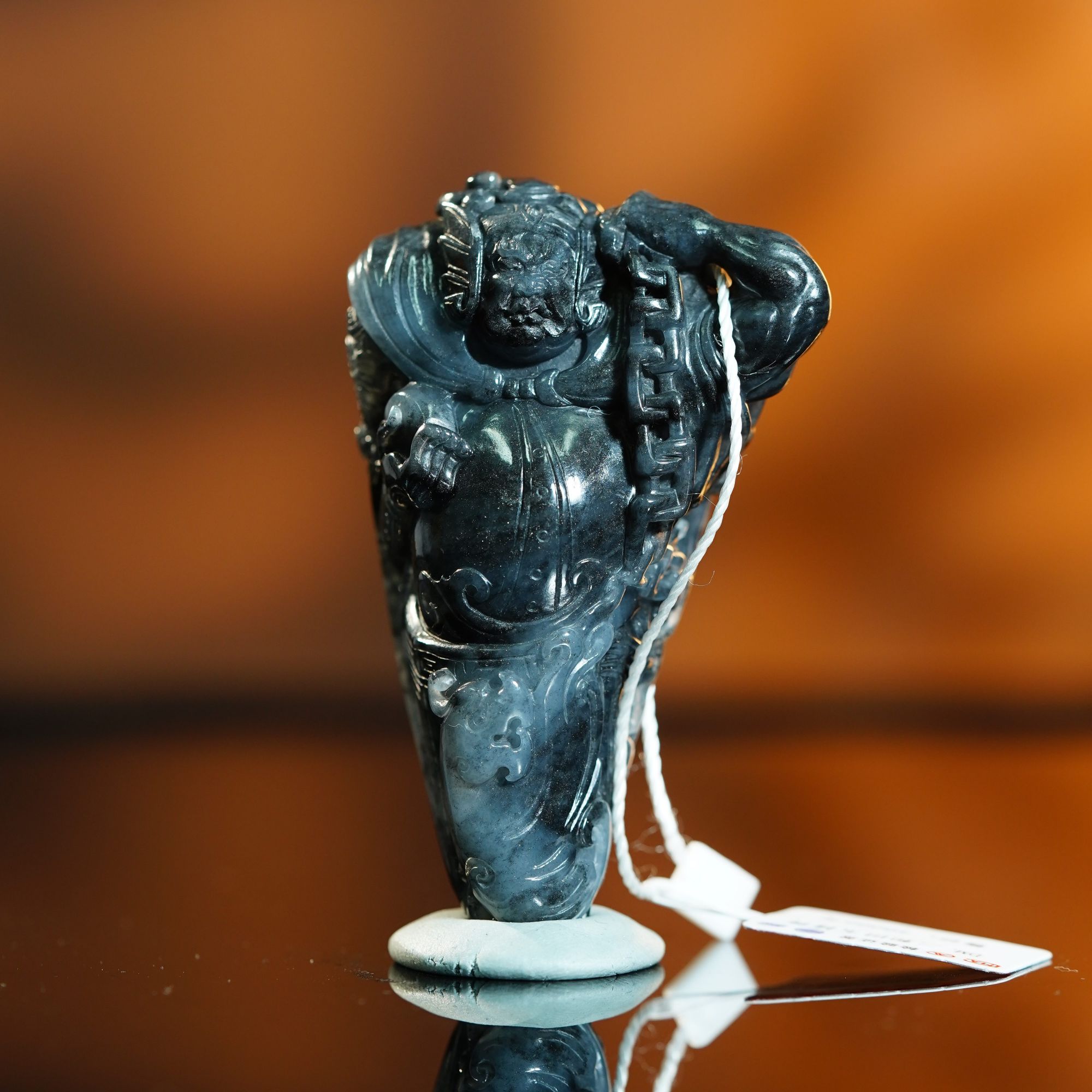 和田玉新疆青花钟馗摆件 116.71g L251027017 B