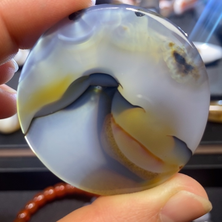 玛瑙/玉髓未镶嵌挂件