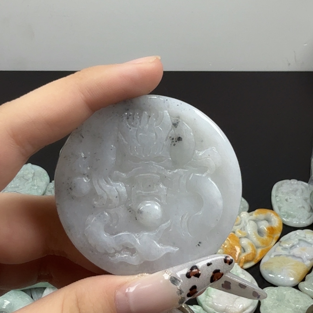 翡翠未镶嵌耳饰翡翠