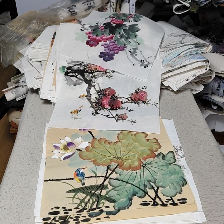 笑***云国画落款卡章后台备注