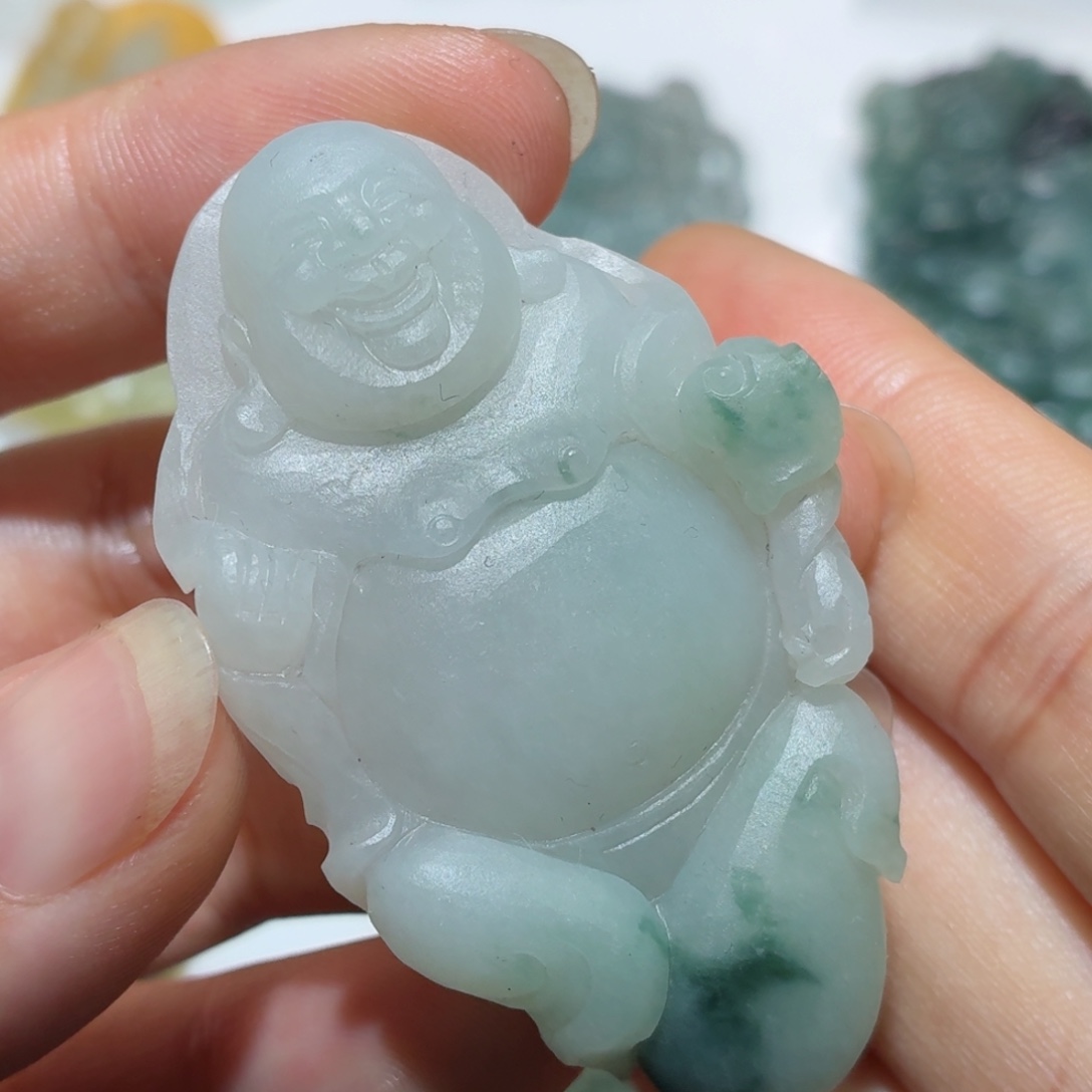 定制翡翠未镶嵌毛货