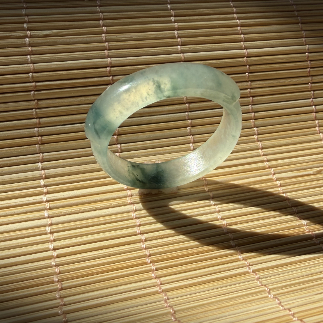 【汉承】冰透马鞍戒指