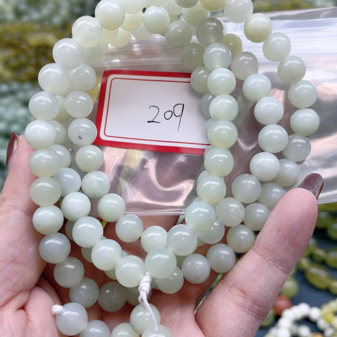 未镶嵌蛇纹石玉手串