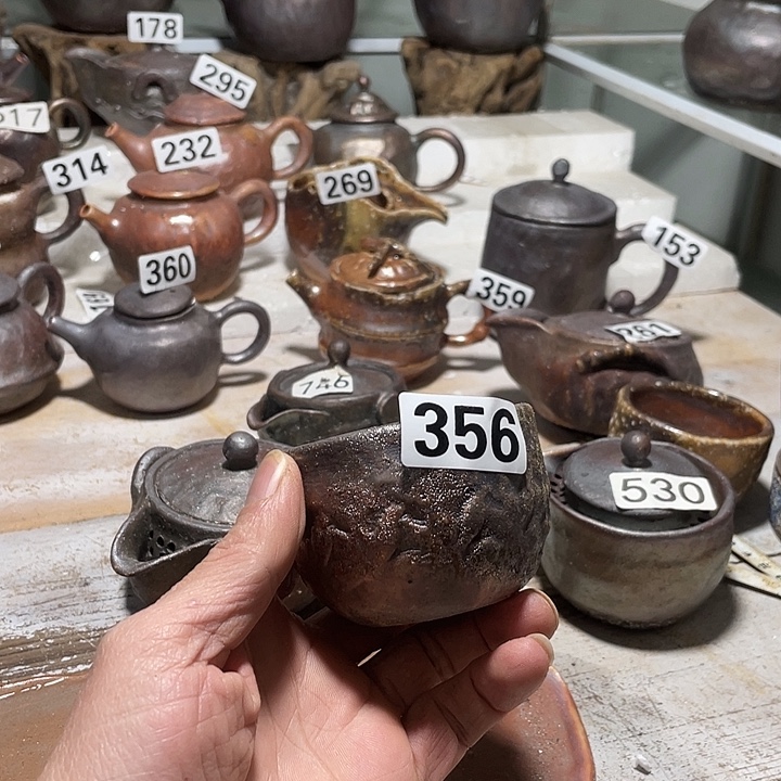 纯手工柴烧茶具精品