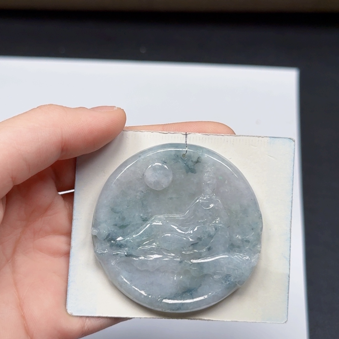 翡翠未镶嵌挂件翡翠