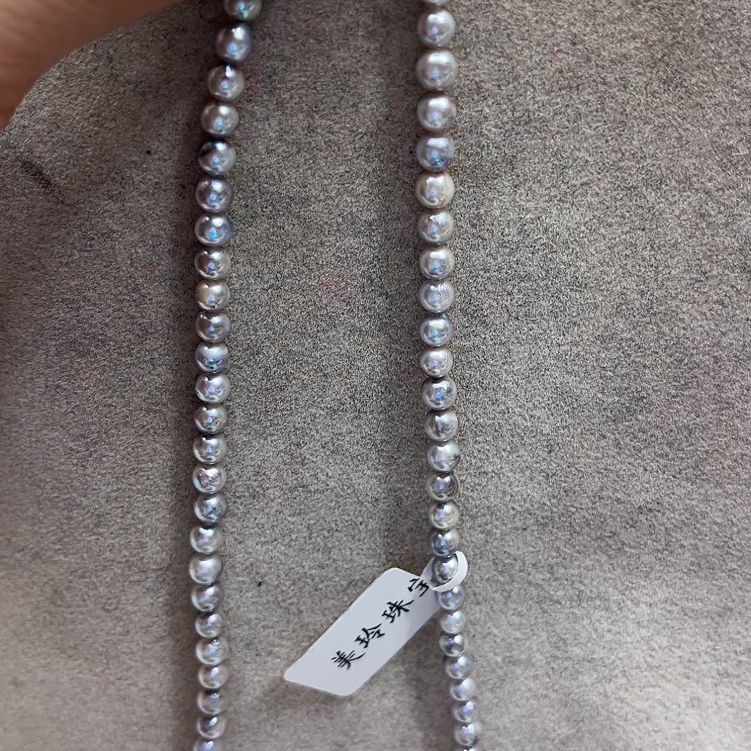 海水珍珠颈饰银S925镶嵌