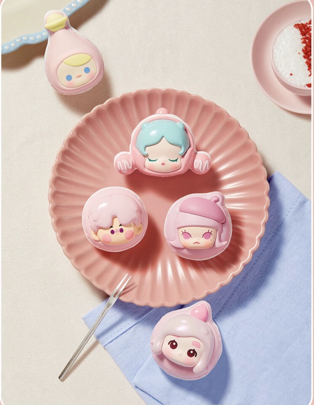 【拆盒】马卡龙甜品系列公仔（许愿）