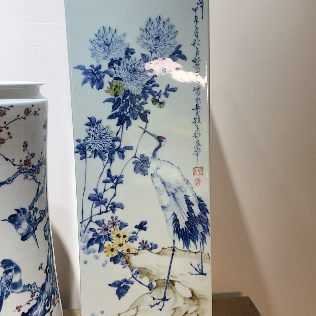 【闪购商品】景德镇陶瓷家用摆件开**山