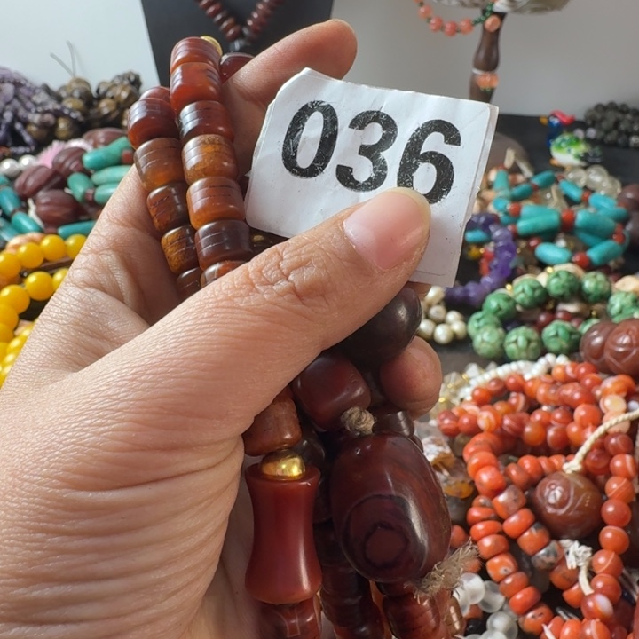 妙***)玛瑙/玉髓未镶嵌颈饰