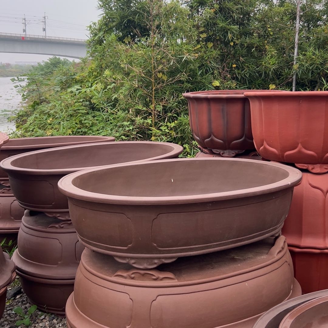 老***甘宜兴丁山紫砂花盆