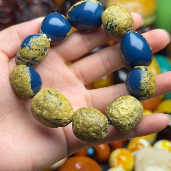 未镶嵌琥珀手串蜜蜡