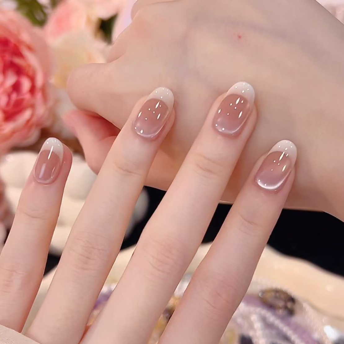 【泡泡奶芙】秋冬爆款~纯手工穿戴甲片10个甲片可重复使用