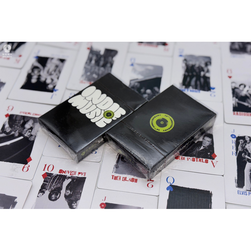 独音唱片十四周年纪念周边摇滚掼蛋扑克牌 