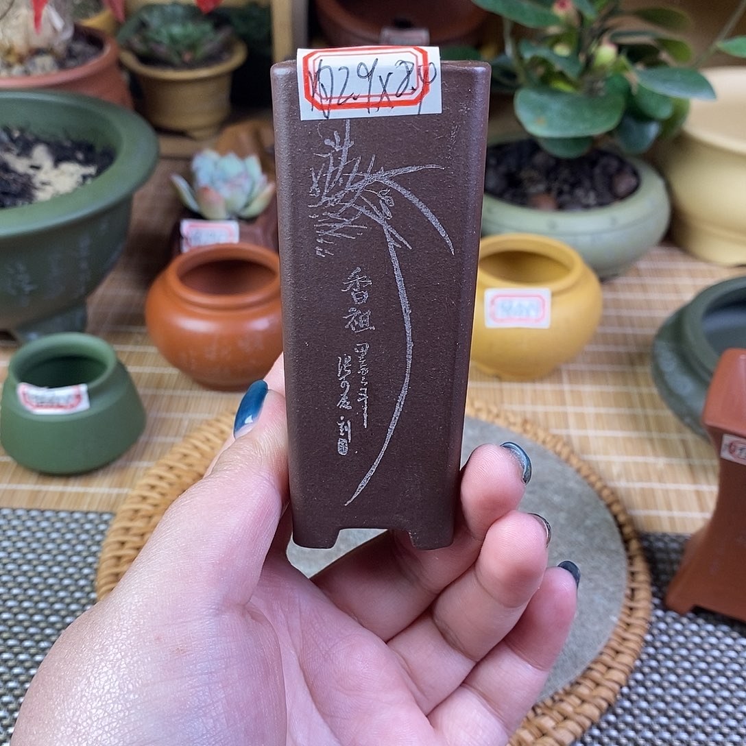 宜兴紫砂精品花盆