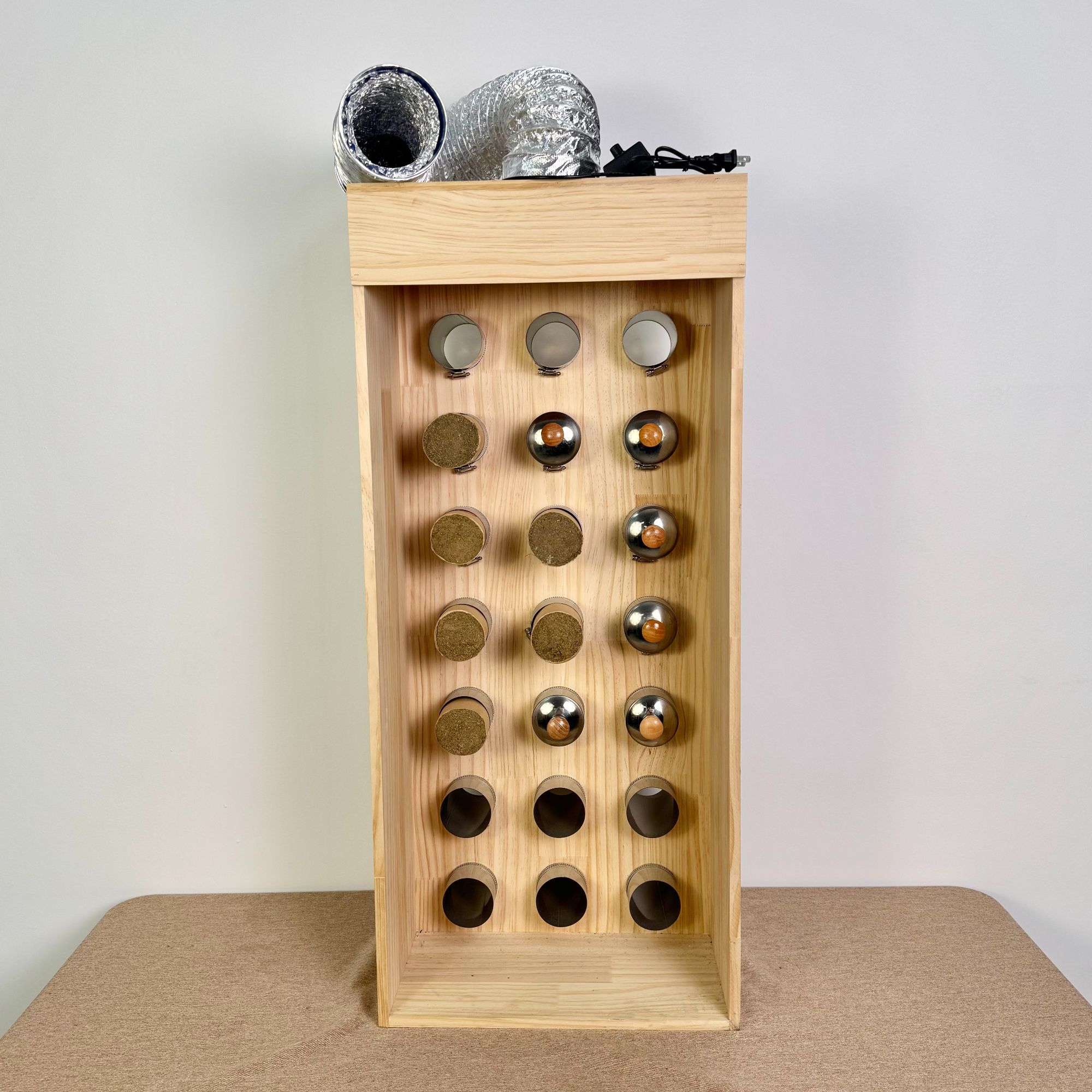 21桶艾灸仪 （放6厘米艾条高度90厘米，宽度40厘米,深度20厘米)