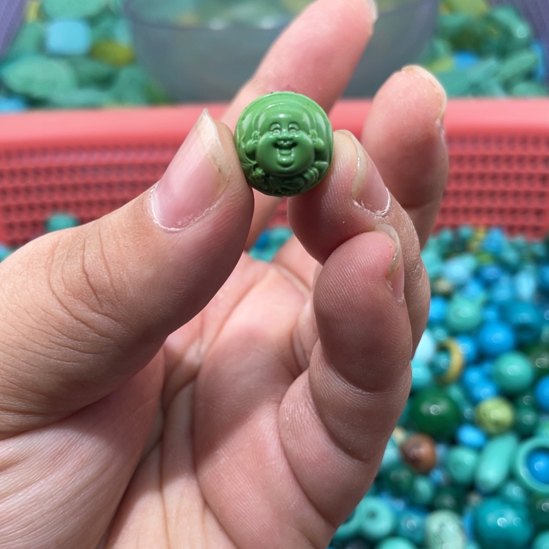 未镶嵌菱锰矿珠宝半成品