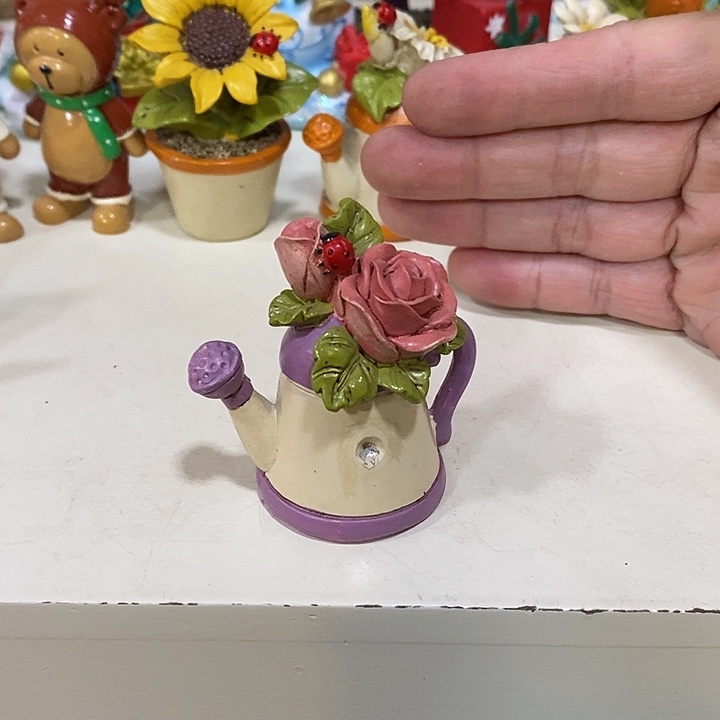 树脂制品玫瑰盆栽