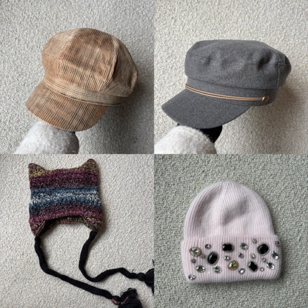 福利价！高品质～好版型潮流帽子百搭毛线帽复古八角帽时尚款渔夫帽