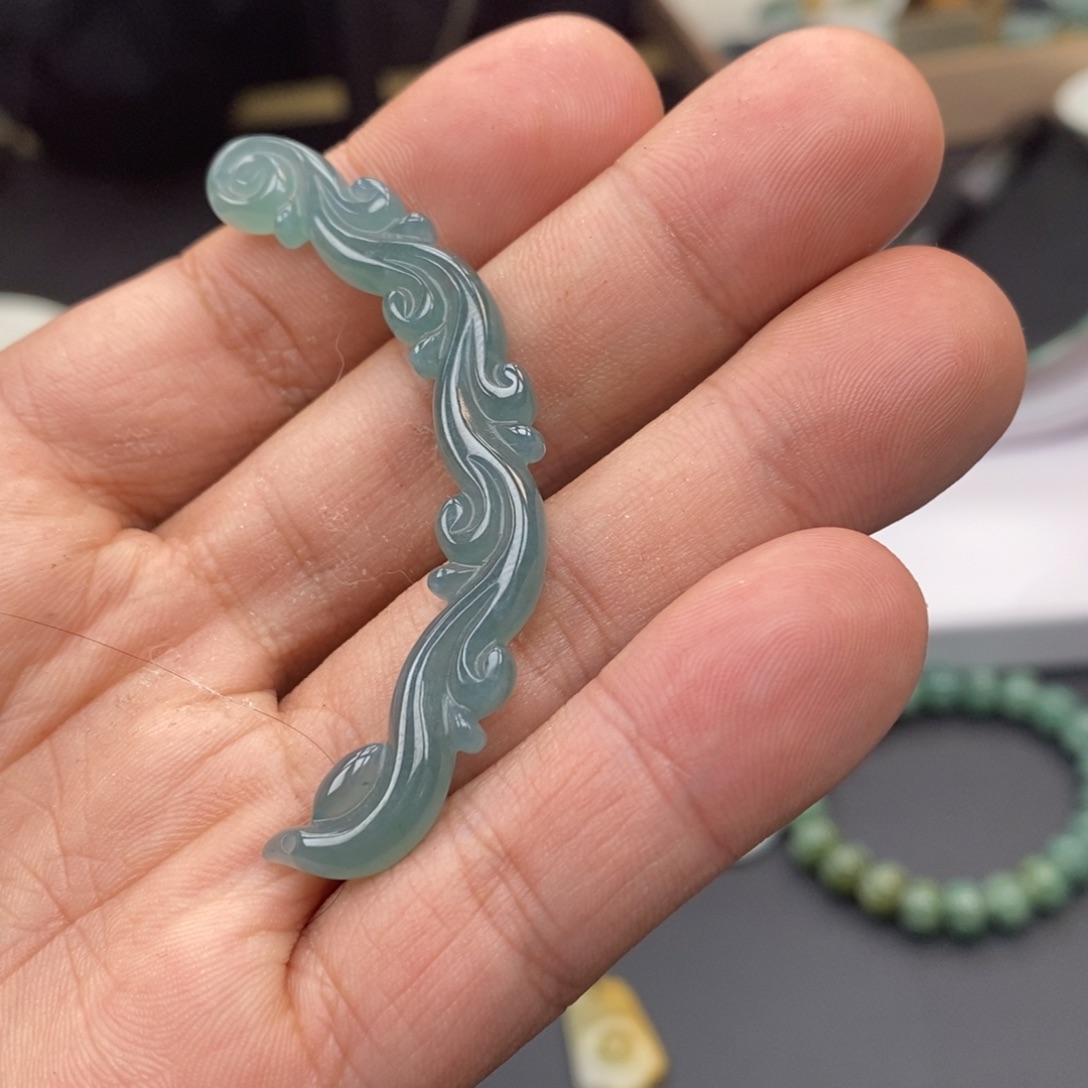 翡翠未镶嵌手链天然a货翡翠16