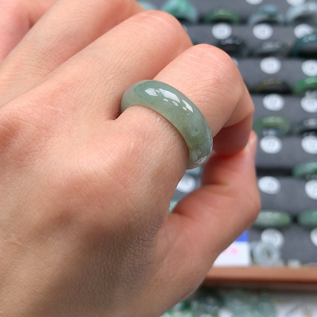 【闪购商品】翡翠戒指未镶嵌17-18圈口