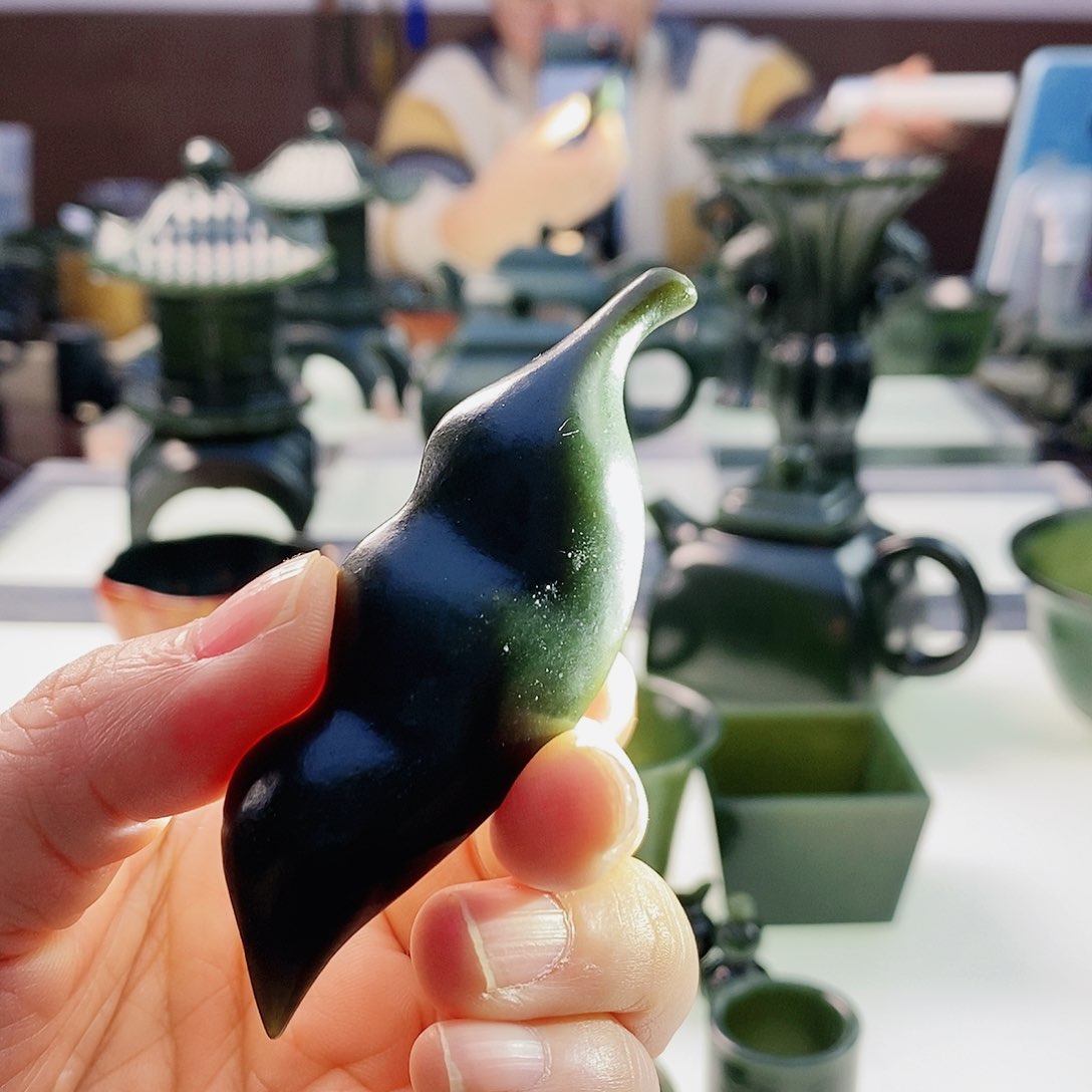 和田玉（青玉）摆件未镶嵌