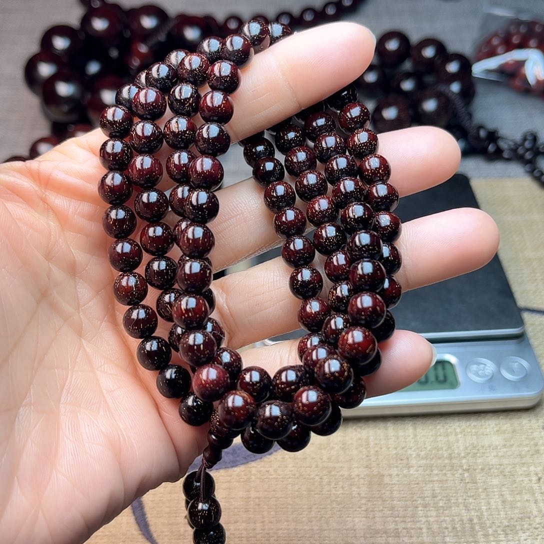 檀香紫檀（小叶紫檀）0.7 108颗 满星