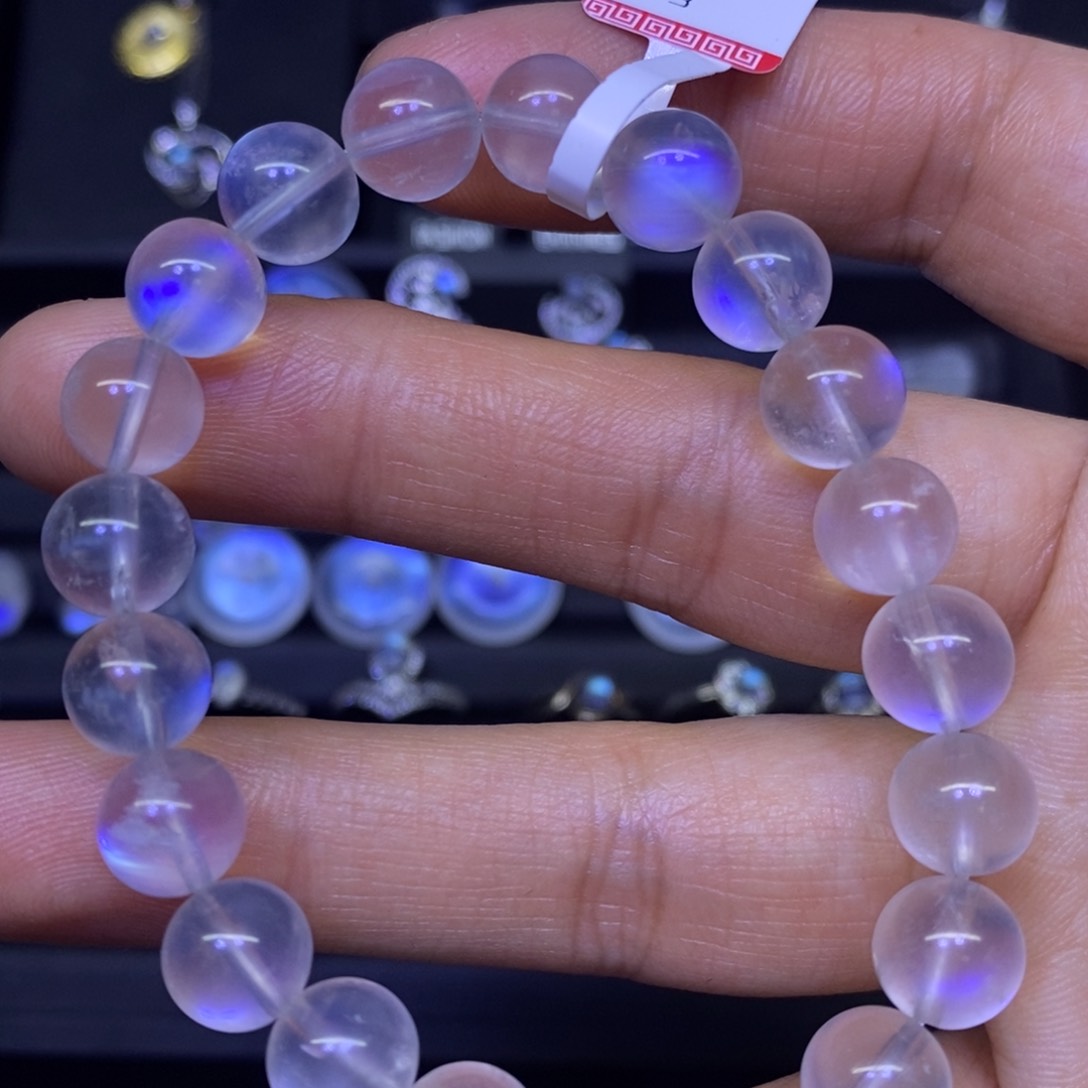 月光石手链未镶嵌肉*