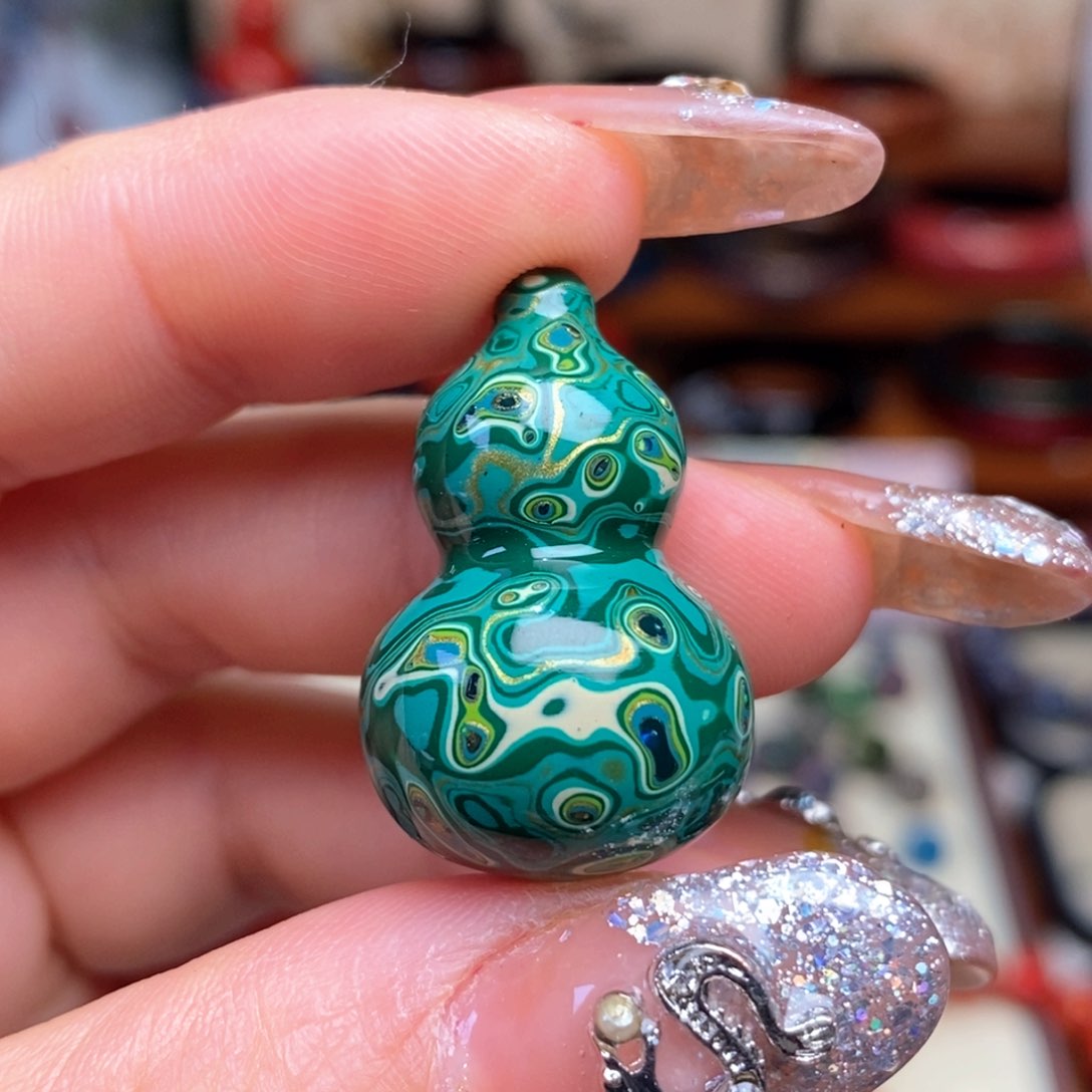 大漆葫芦犀皮纹精品单个