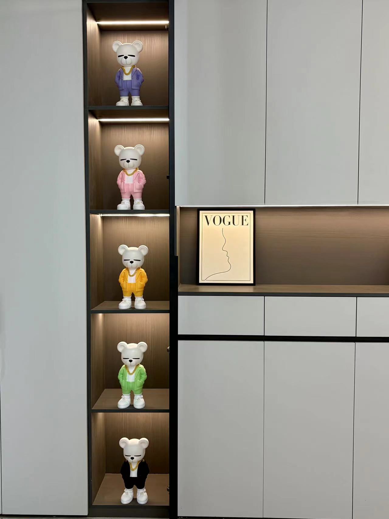 超大号暴富熊发财熊蒸蒸日上开业大吉乔迁新居新家摆件