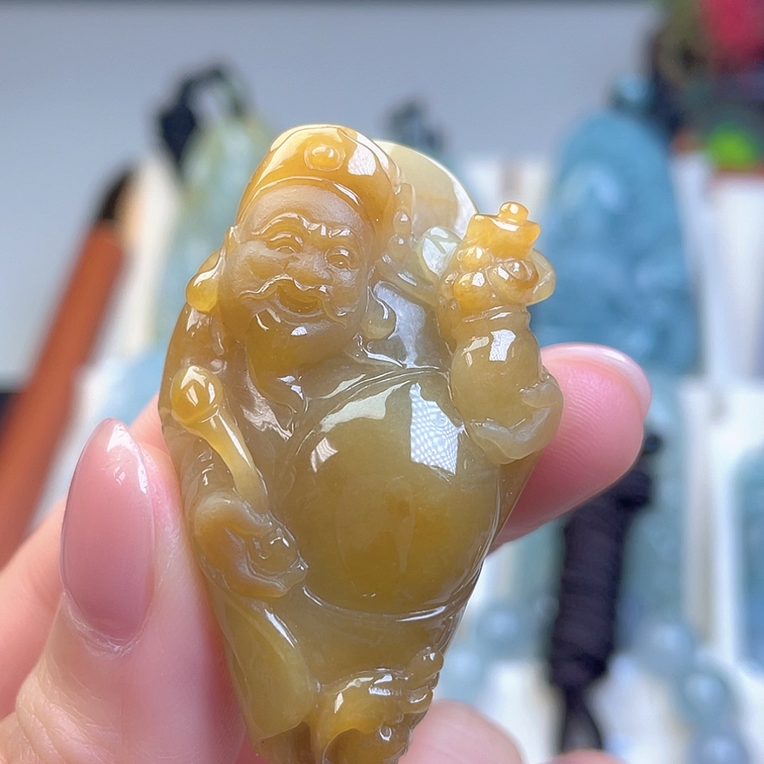 翡翠未镶嵌颈饰天然翡翠