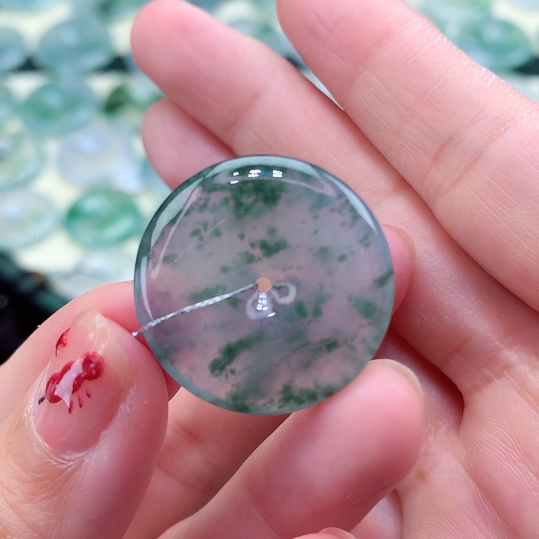 翡翠颈饰未镶嵌36尺寸25/4.5