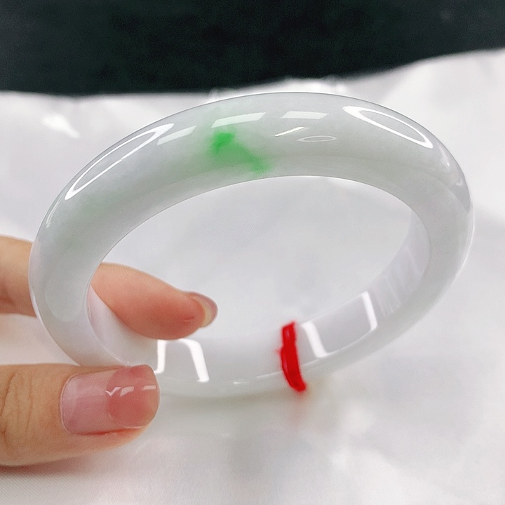 翡翠未镶嵌手镯圈58.6，40172