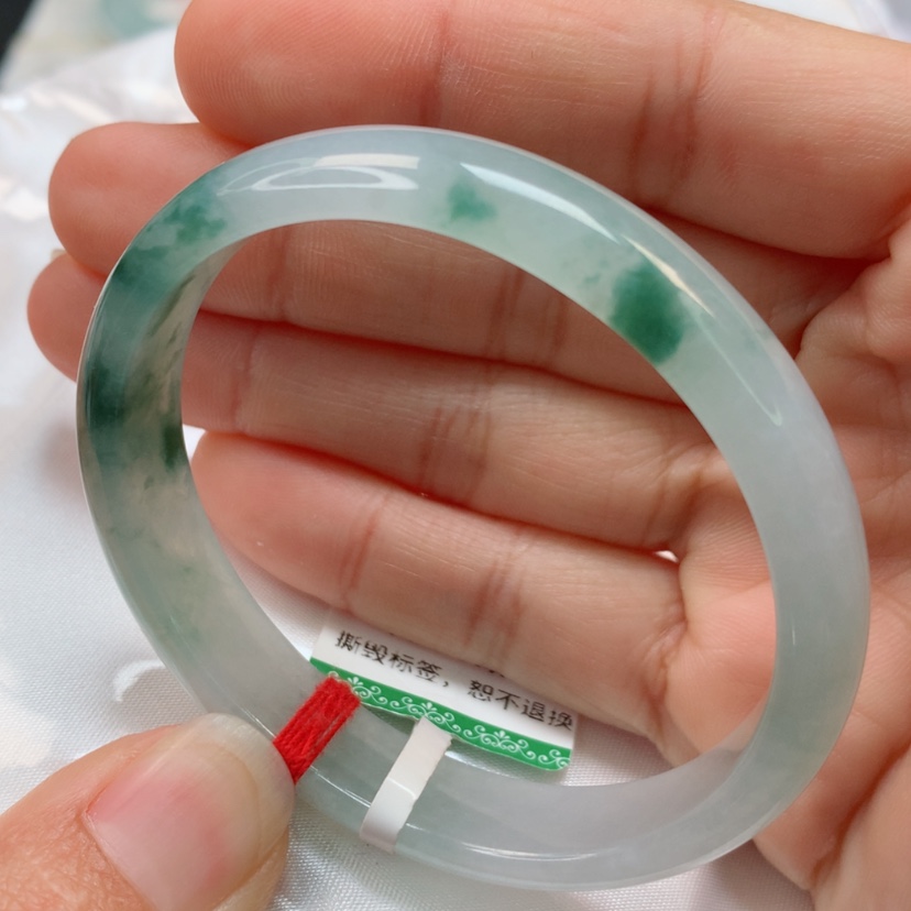 【闪购商品】翡翠手镯（贵妃镯）未镶嵌晴***天然翡翠手镯