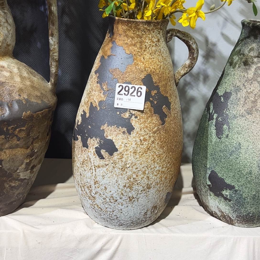 瓶2926高40口9陶瓷花瓶无孔