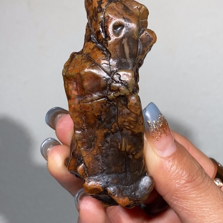 玛瑙/玉髓车挂合金莫**心14