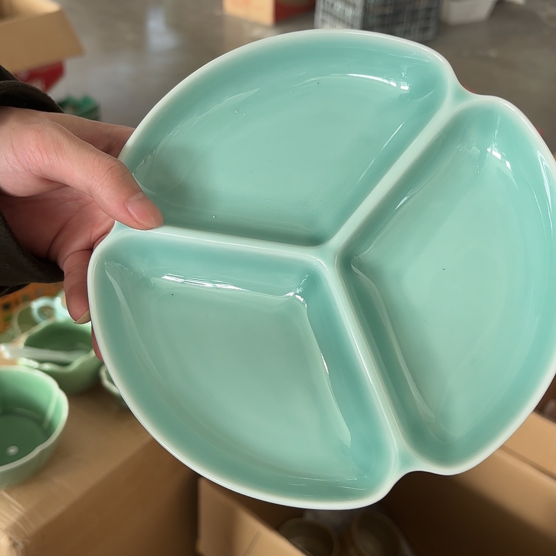 龙泉云间青瓷小米茶器