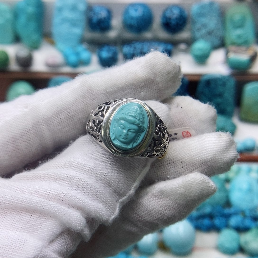 绿松石珠宝奇石未镶嵌