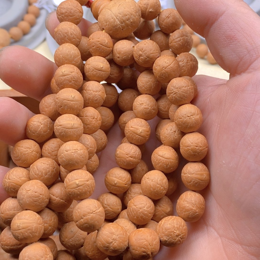 凤眼菩提吊坠10.8-11.2单仓厚壳黄油皮毕业念珠 x74