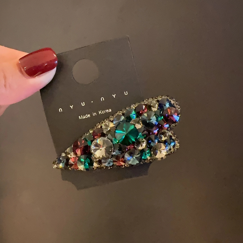 韩国施家水晶bb夹高档发夹韩版刘海发夹侧边夹网红爆款碎发夹头饰