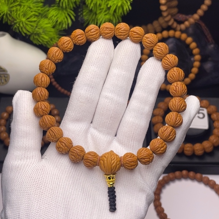 邦***化桃核吊坠野生精品小金豆11