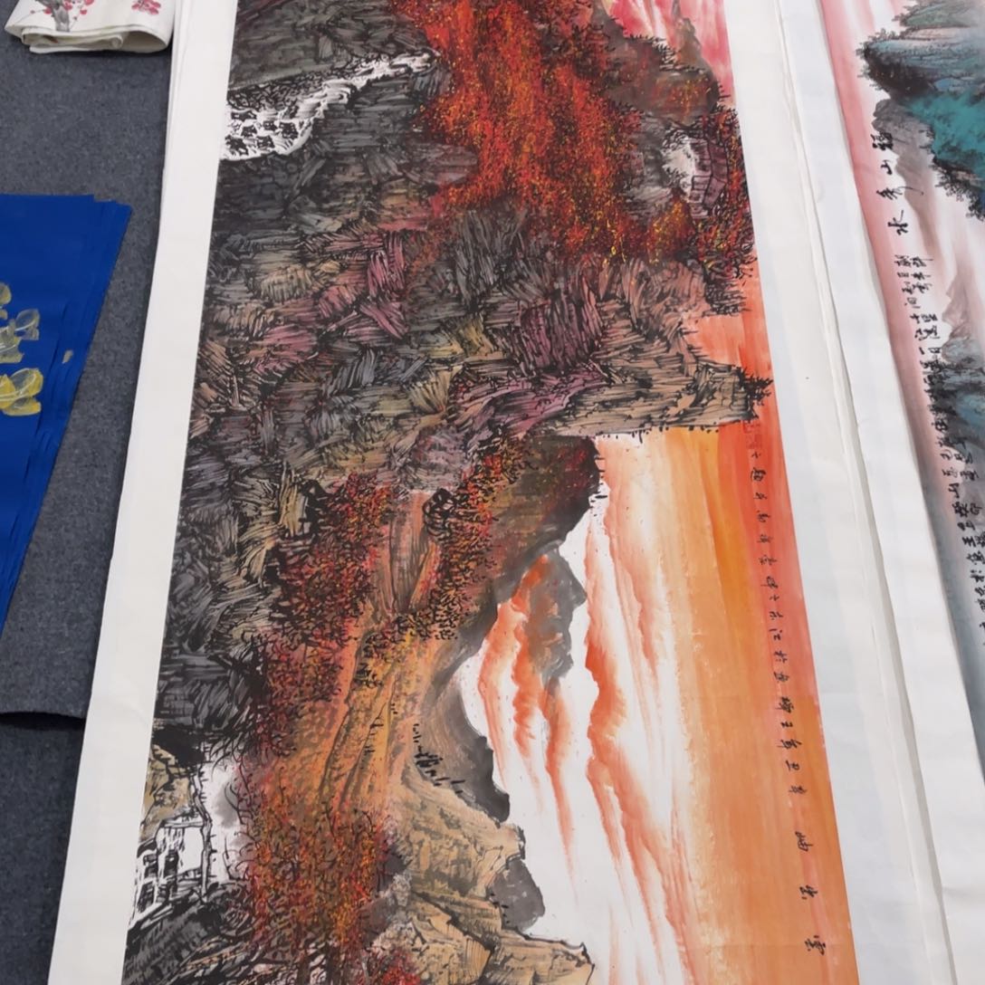 国画处理作品看好再拍哦