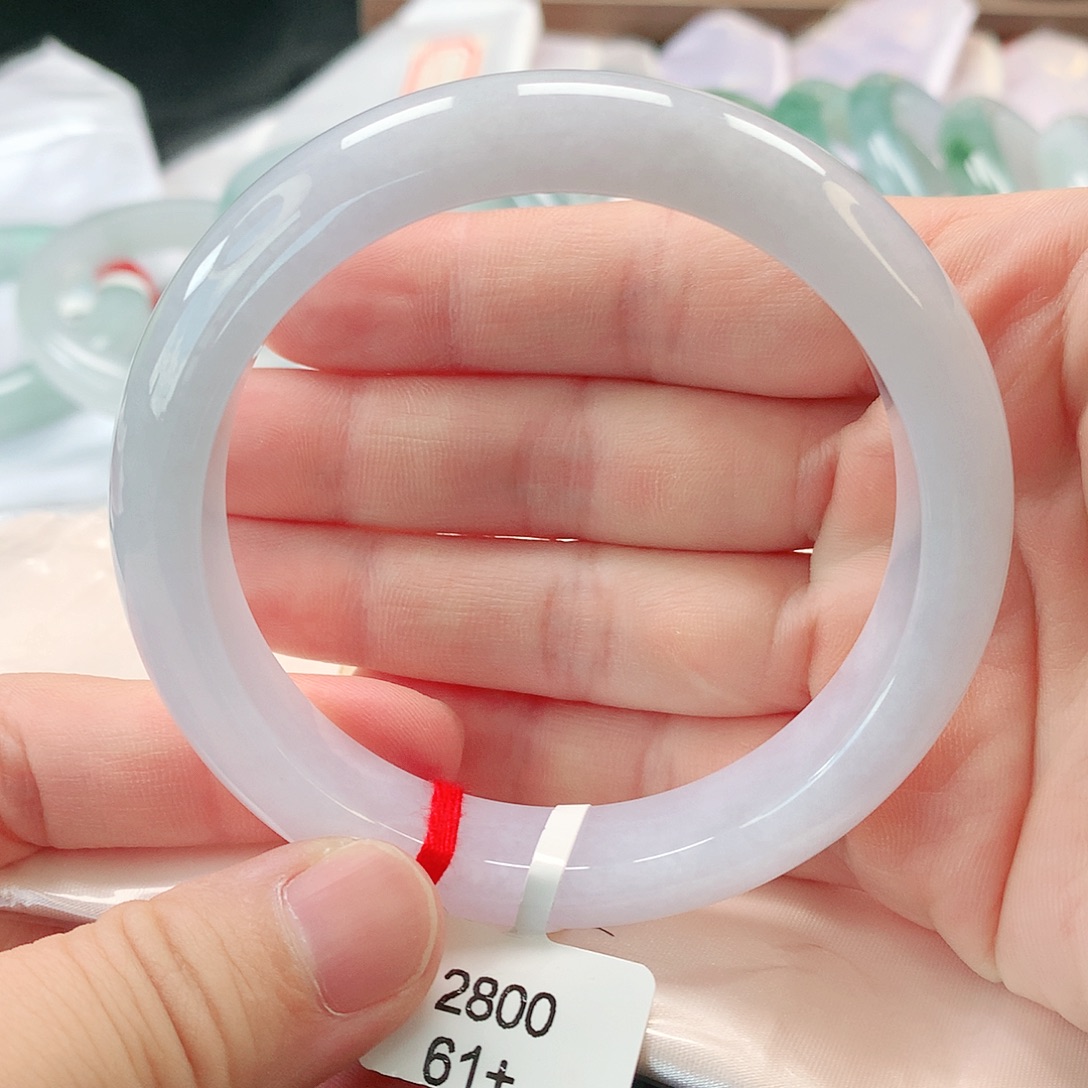 翡翠手镯未镶嵌缅甸A货翡翠手镯