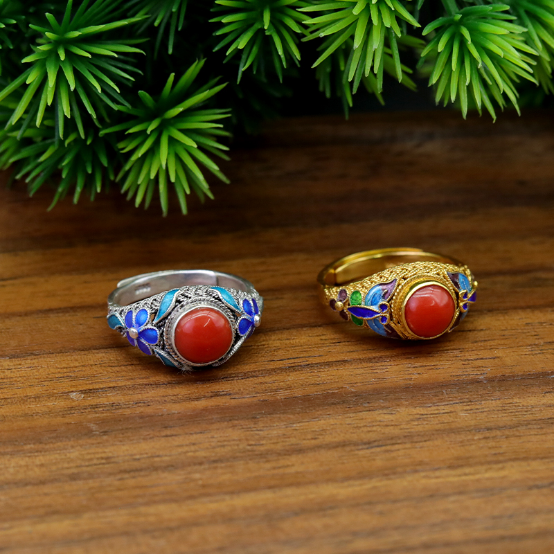 非遗技艺 花丝镶嵌戒指