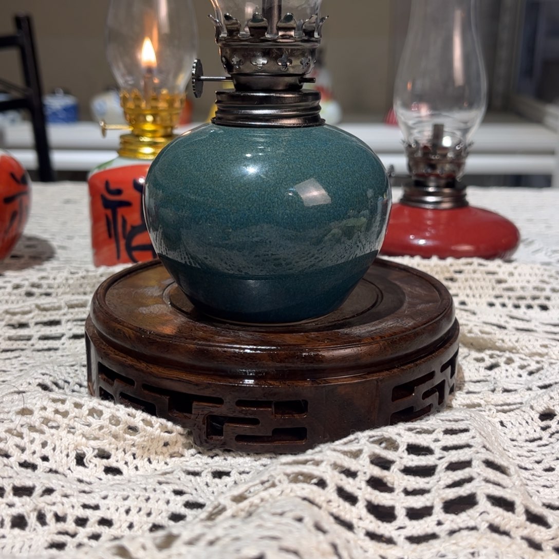 摆件景德镇陶瓷香薰灯