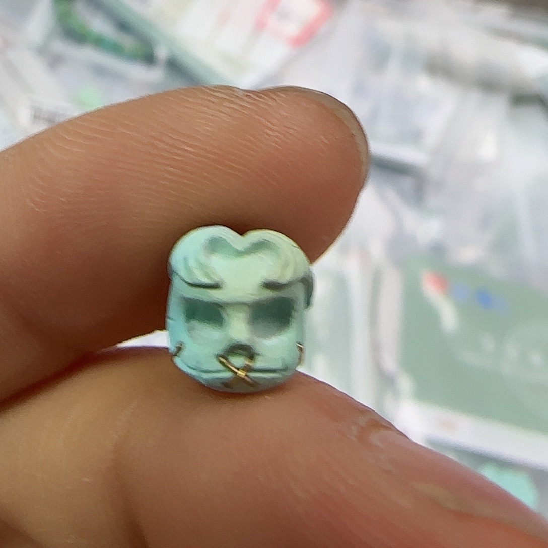 绿松石珠宝半成品未镶嵌