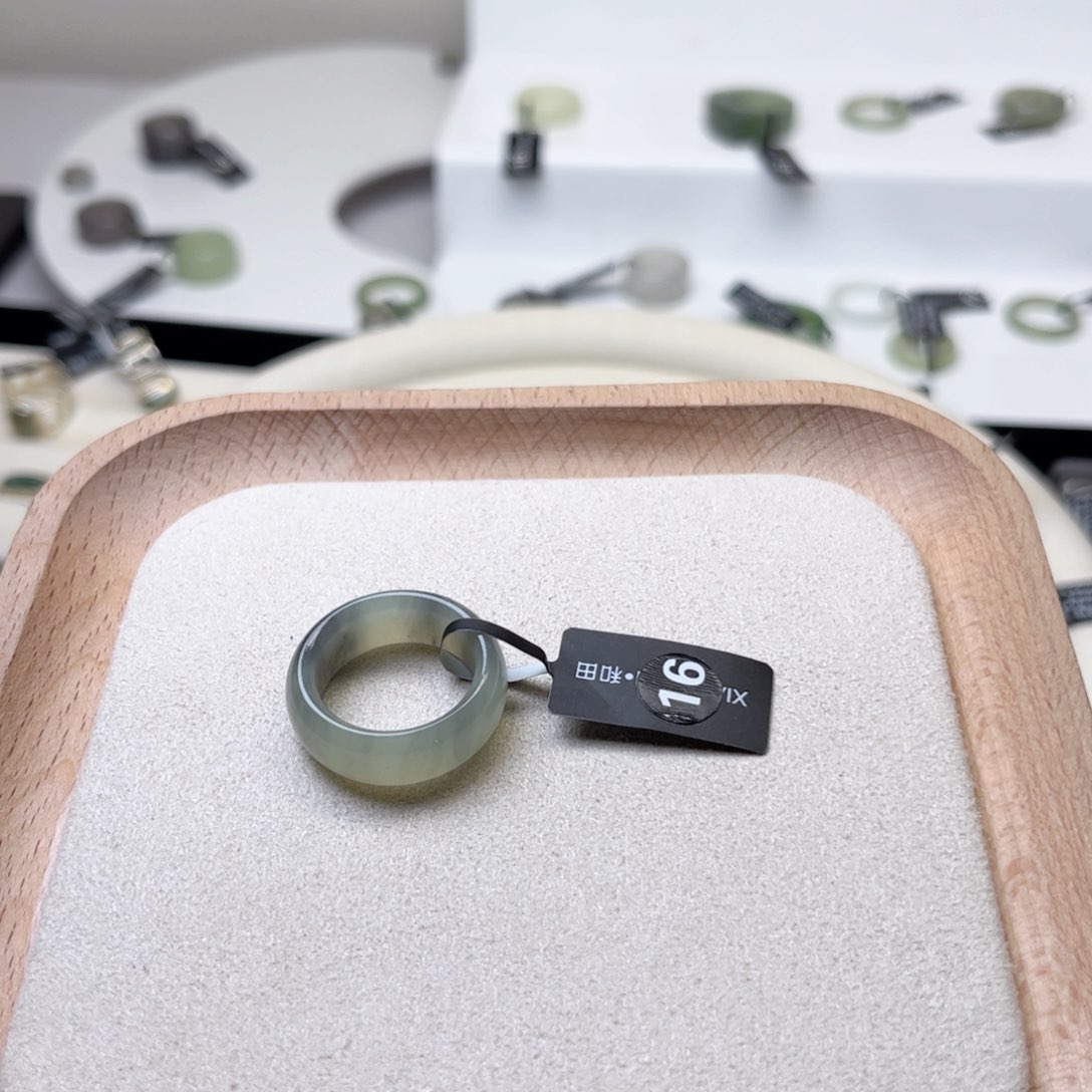 和田玉戒指未镶嵌G*