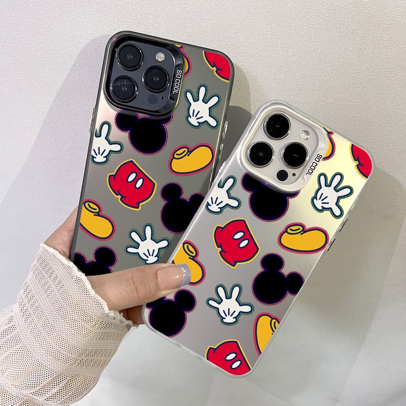 散架米奇 软包硬背潮壳散热创意手机壳适用苹果华为OPPO小米VIVO