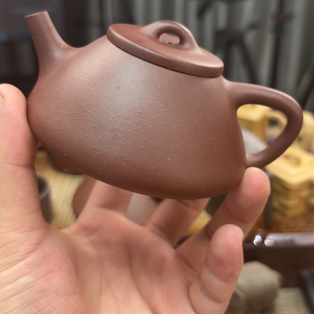 紫砂茶壶雅*莲蓬手工制作