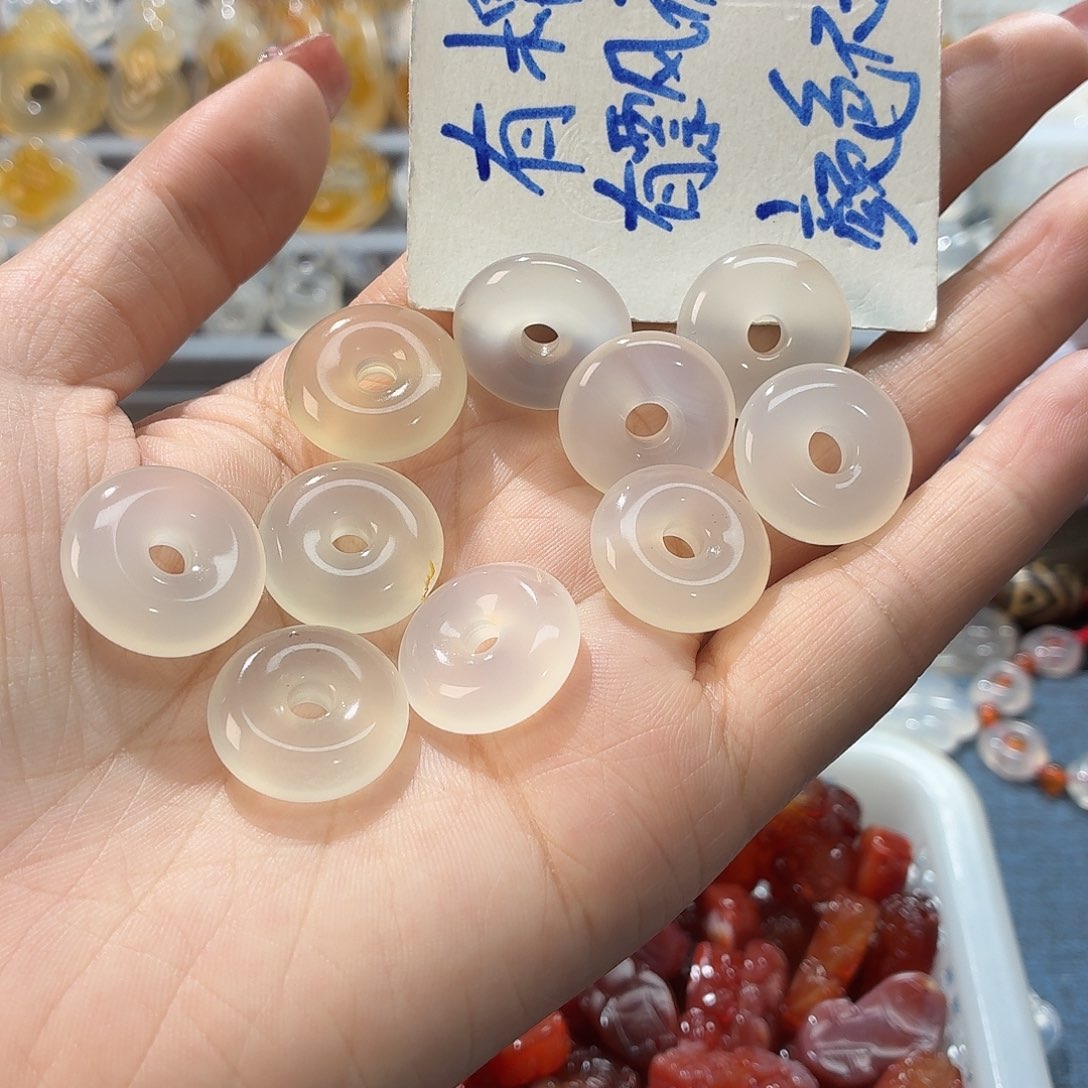 玛瑙/玉髓未镶嵌吊坠(不含链)